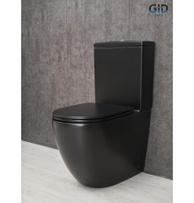 Напольный унитаз Gid Tn2188Bm 62250Y черный матовый 62.5x38.5x84