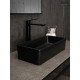 Раковина накладная Gid Bm1104 53359 черная матовая 46x23x12