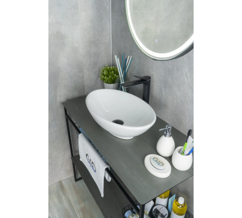 Раковина накладная Gid N9021 51109 белая 52x32x14