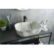 Раковина накладная Gid K397G125 54402 под камень глянцевая 50x40x14