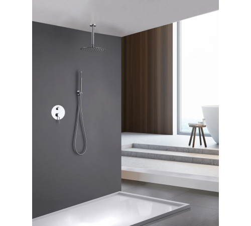Система для душа ABBER Emotion AF8821 без излива, хром