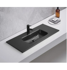 Раковина встраиваемая Gid Bm9010s 72207 черная матовая 101.5x46.5x17