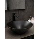 Раковина накладная Gid N9102bg 53383 черная графит 42x42x15