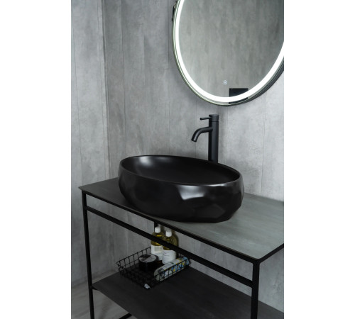 Раковина накладная Gid Bm9030wx 53385 черная матовая 60x40x15