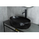 Раковина накладная Gid Bm9030wx 53385 черная матовая 60x40x15