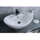 Раковина накладная Gid N9018 51107 белая 59x39x21