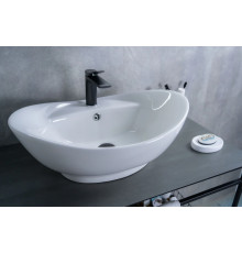 Раковина накладная Gid N9018 51107 белая 59x39x21