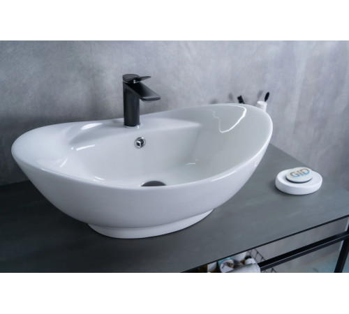 Раковина накладная Gid N9018 51107 белая 59x39x21