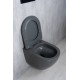 Подвесной унитаз GID Tornado Tr2122TF-Dgm 62260Y серый матовый 49x36x36