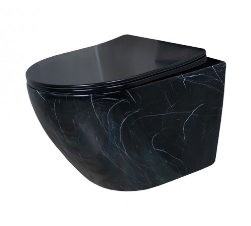 Подвесной унитаз GID Bs2198 62227Y под камень глянцевый 49x36x35.5