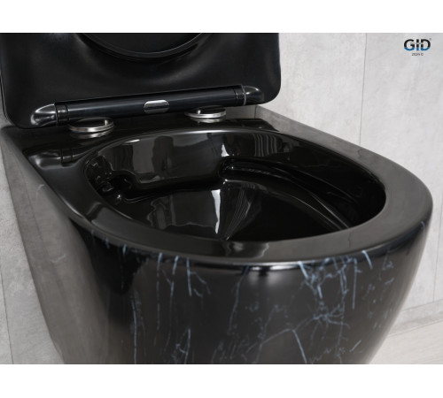 Подвесной унитаз GID Bs2198 62227Y под камень глянцевый 49x36x35.5