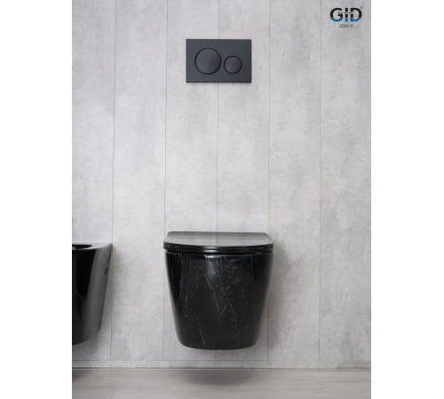 Подвесной унитаз GID Bs2198 62227Y под камень глянцевый 49x36x35.5