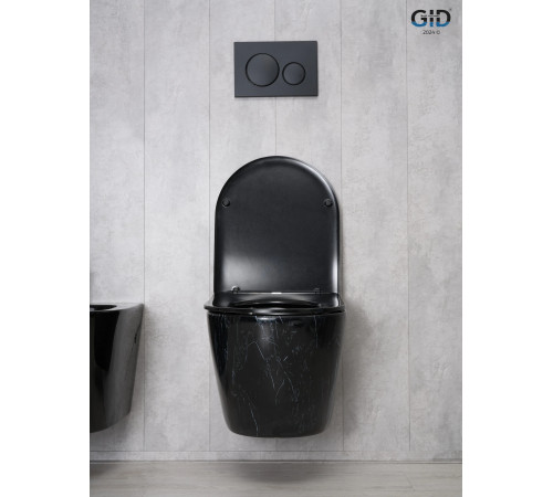 Подвесной унитаз GID Bs2198 62227Y под камень глянцевый 49x36x35.5