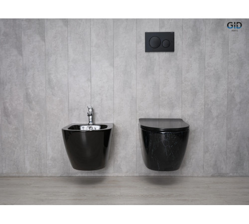 Подвесной унитаз GID Bs2198 62227Y под камень глянцевый 49x36x35.5