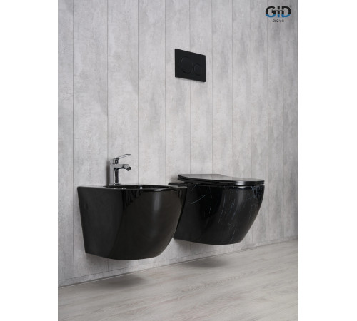 Подвесной унитаз GID Bs2198 62227Y под камень глянцевый 49x36x35.5