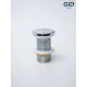 Клапан донный GID без перелива Ch100 73302K хром 7x7x10