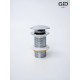 Клапан донный GID без перелива Ch100 73302K хром 7x7x10