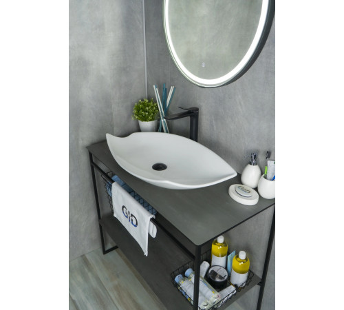 Раковина накладная Gid N9178 51171 белая 74x38x13