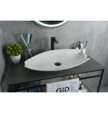 Раковина накладная Gid N9178 51171 белая 74x38x13