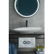 Раковина накладная Gid N9178 51171 белая 74x38x13