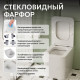 Приставной унитаз Abber Rechteck AC1211 белый, безободковый