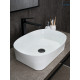Раковина накладная Gid N9028 51233 белая 53x36x14