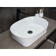 Раковина накладная Gid N9028 51233 белая 53x36x14
