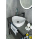 Раковина накладная Gid N9386 51139 белая 50x40x12