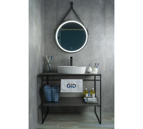 Раковина накладная Gid N9386 51139 белая 50x40x12