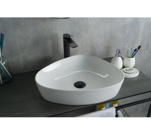 Раковина накладная Gid N9386 51139 белая 50x40x12