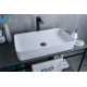 Раковина накладная Gid Wm9396 51189 белый матовый 60x34x11