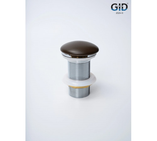 Клапан донный GID без перелива Br100 74406K коричневый матовый 7x7x10