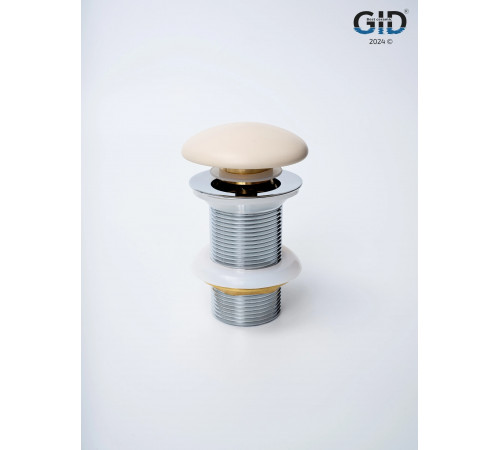Клапан донный GID без перелива Sr100 74405K светло-коричневый матовый 7x7x10