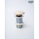 Клапан донный GID без перелива Sr100 74405K светло-коричневый матовый 7x7x10