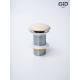 Клапан донный GID без перелива Sr100 74405K светло-коричневый матовый 7x7x10