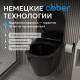 Подвесной унитаз ABBER Bequem AC1102MB черный матовый, безободковый
