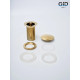Клапан донный GID без перелива G100 73301K золото 7x7x10
