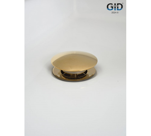Клапан донный GID без перелива G100 73301K золото 7x7x10
