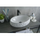 Раковина накладная Gid 9030wf 51187 белая 48x34x15