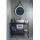 Раковина накладная Gid 9030wf 51187 белая 48x34x15