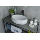 Раковина накладная Gid 9030wf 51187 белая 48x34x15