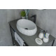 Раковина накладная Gid 9030wf 51187 белая 48x34x15