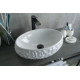 Раковина накладная Gid 9030wf 51187 белая 48x34x15
