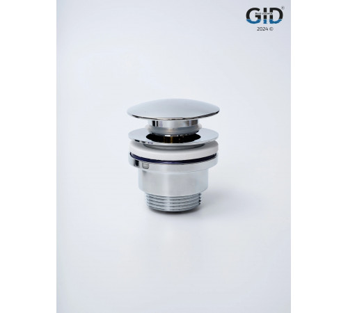 Клапан донный GID универсальный G-36CH 76603K хром 7x7x10