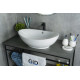 Раковина накладная Gid N9019 51108 белая 60x37x19