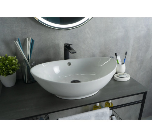 Раковина накладная Gid N9019 51108 белая 60x37x19