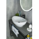 Раковина накладная Gid N9019 51108 белая 60x37x19
