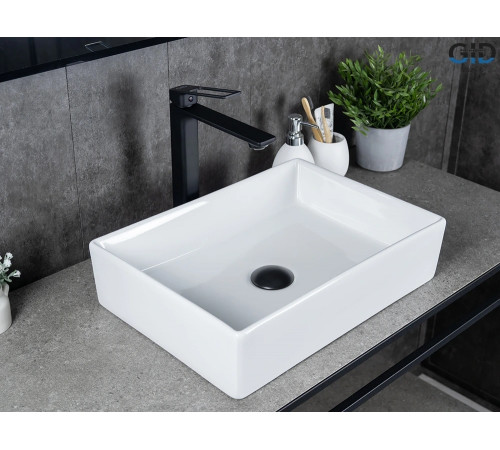 Раковина накладная Gid N1204 51225 белая 45x32x11