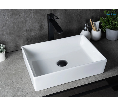 Раковина накладная Gid N1204 51225 белая 45x32x11