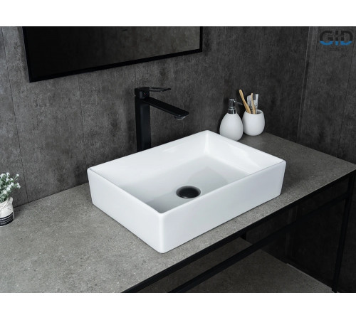 Раковина накладная Gid N1204 51225 белая 45x32x11